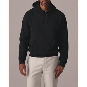 J. Crew Men's Summit 11 oz. Soft-Knit Fleece Hoodie Top CE279 Black Size M NWT